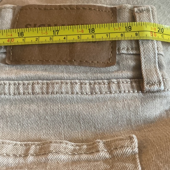 Levi's Classic Denim Short Plus Size Long Casual Dadcore High Rise Khaki Fray - Picture 8 of 11